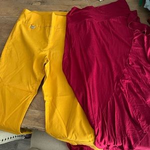 Pants for shopping and a Maxi style skirt for going out in.